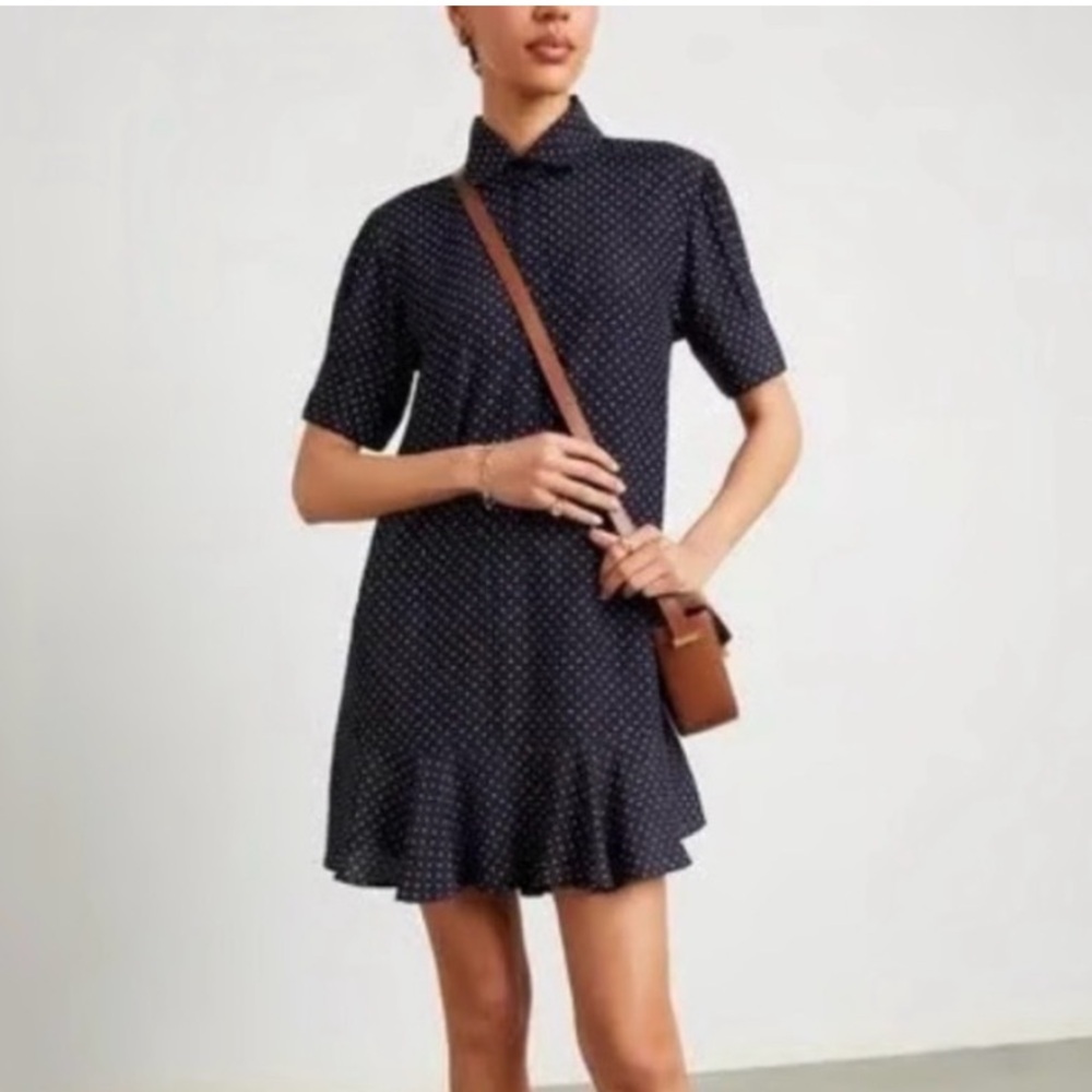 Goop G. Label Denise Mini Polka Dot
Shirtdress Navy/white - Size 4